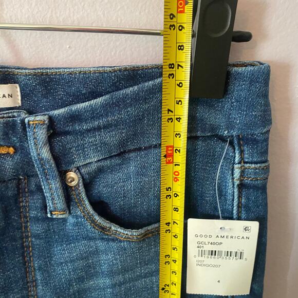 NWT Good American Women's size 4 / 27 Indigo Good Classic Skinny High Rise Jeans - Picture 11 of 13